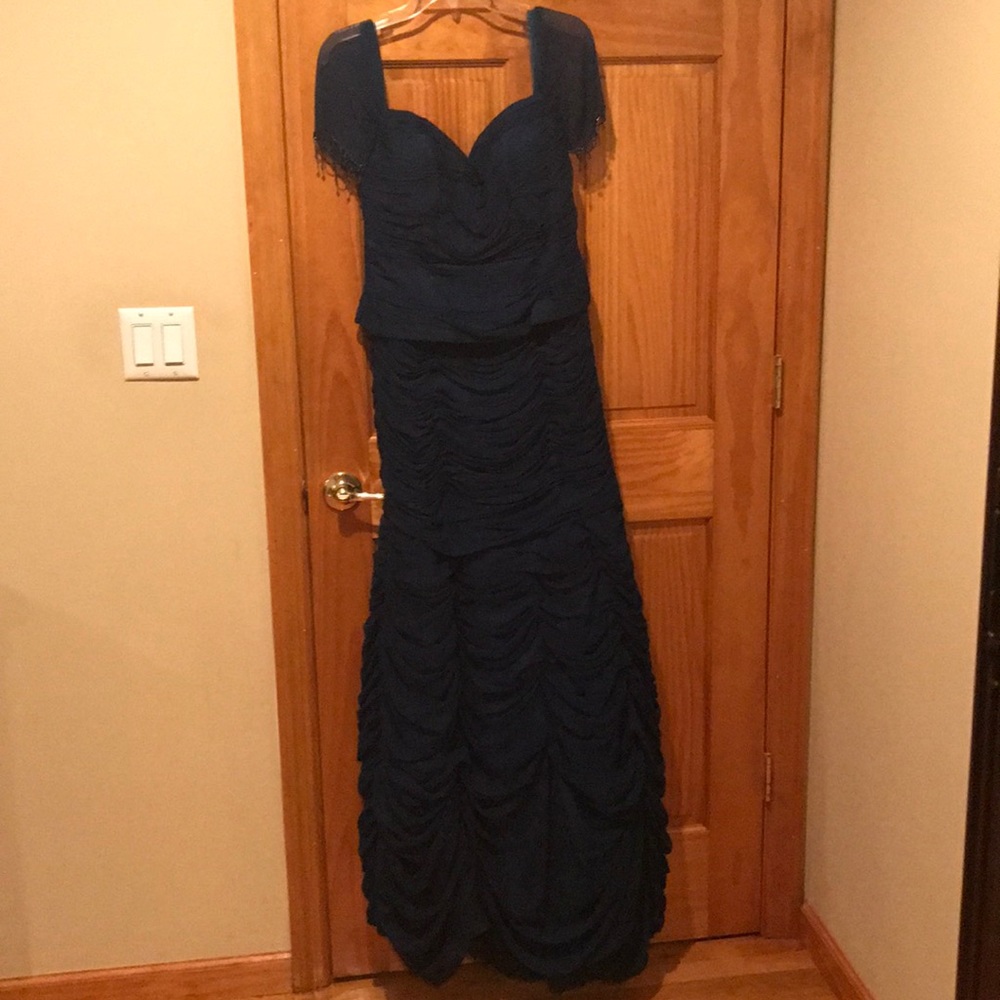 Cap Sleeve Gown